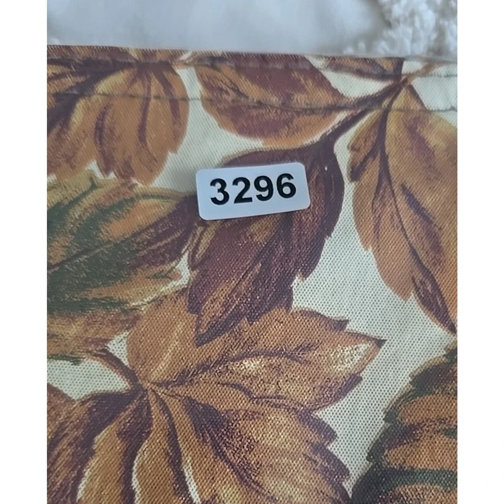 Lot of 4 Vtg Orange Leaves‎ Autumn Theme Wipeable Retro Table Decor Placemats